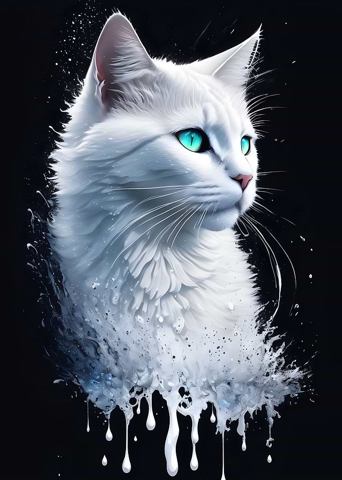 The White Cat Portrait