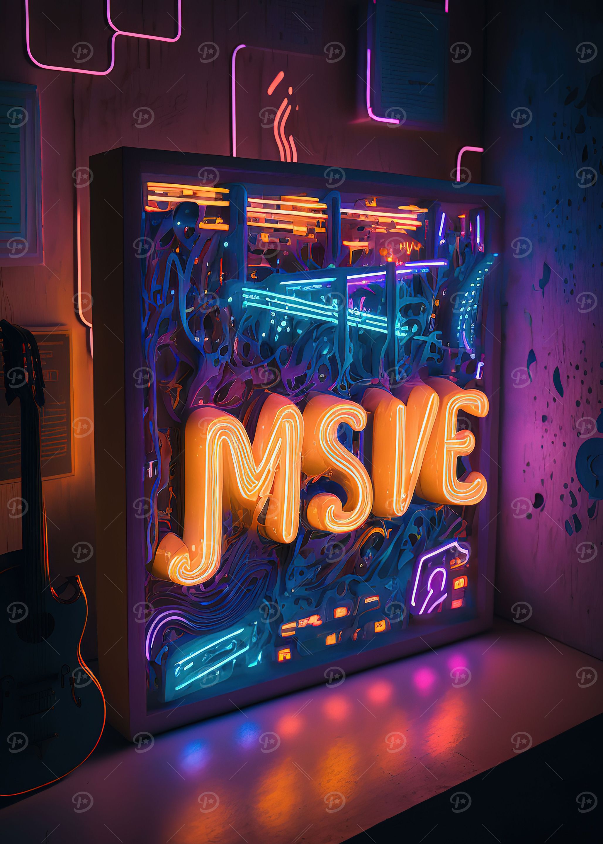 Live Music Neon