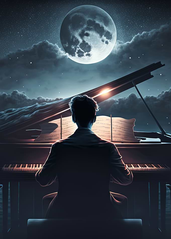 playing piano