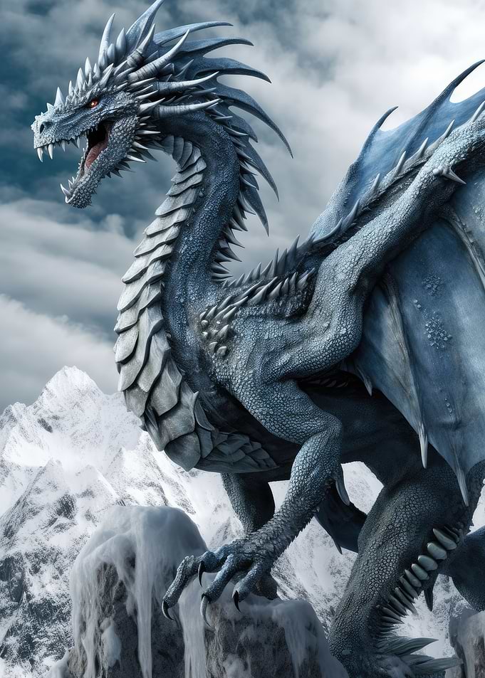 Snowy Peaks Ice Dragon