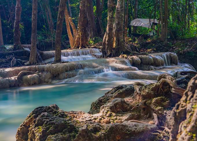 Waterfall long exposure