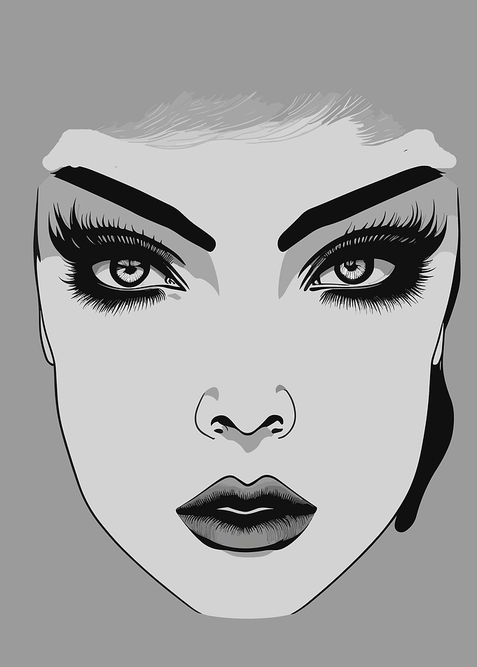 Minimalist Face Artwork