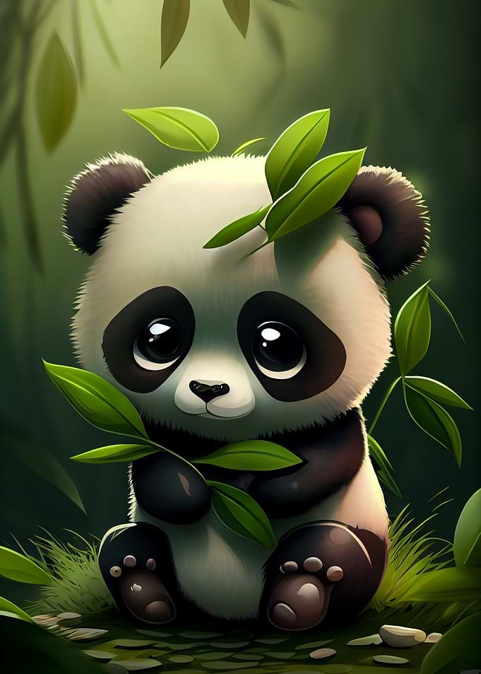 Cute Panda Animal Cartoon