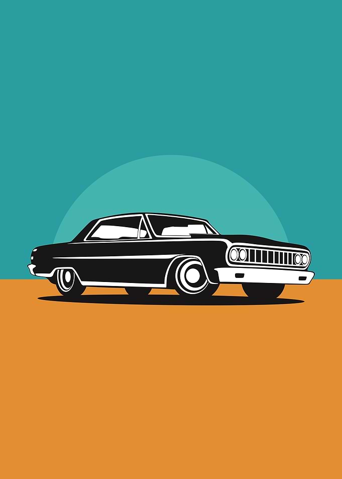 Car Vintage Art Decoration