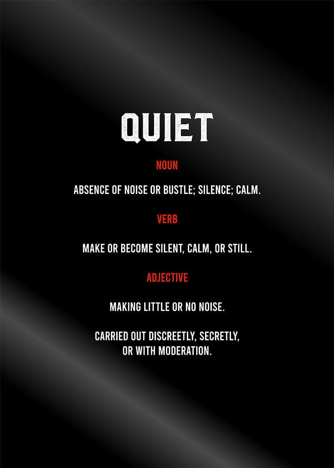 quiet definition