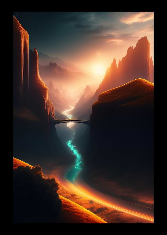Bridge Between Mountains