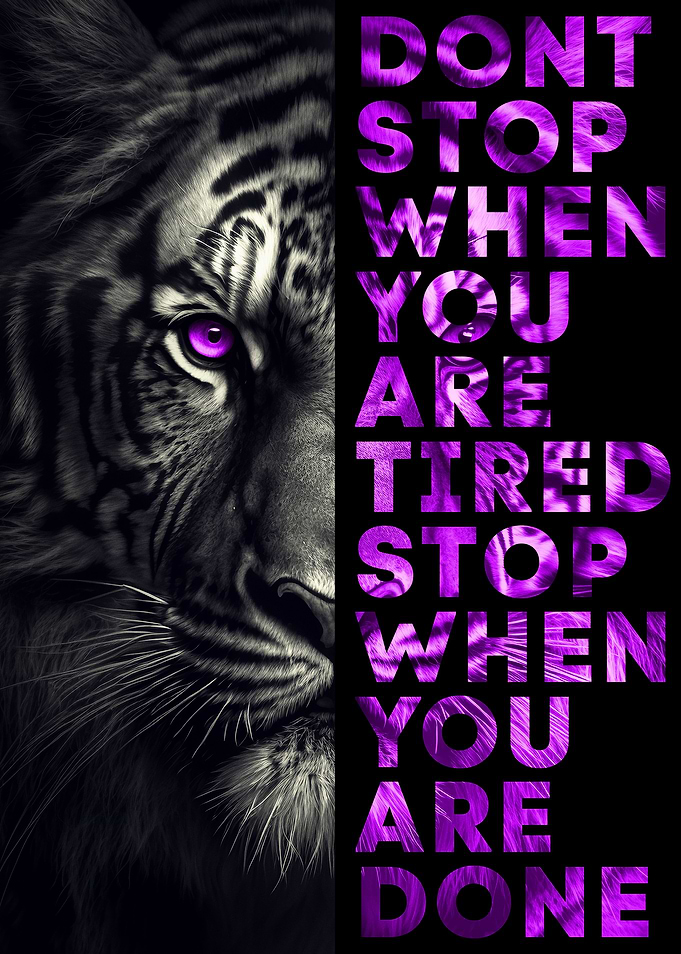 Tiger Animal Motivation