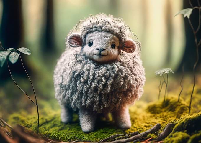 Tiny lamb Laura