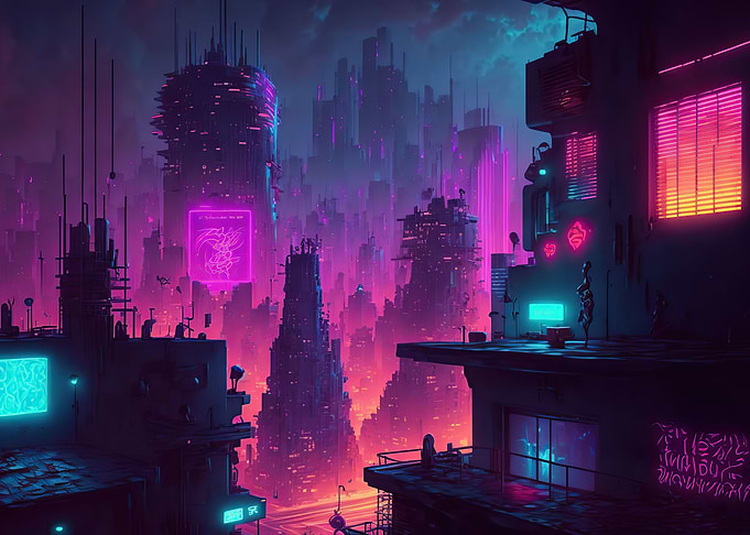 Cyberpunk city