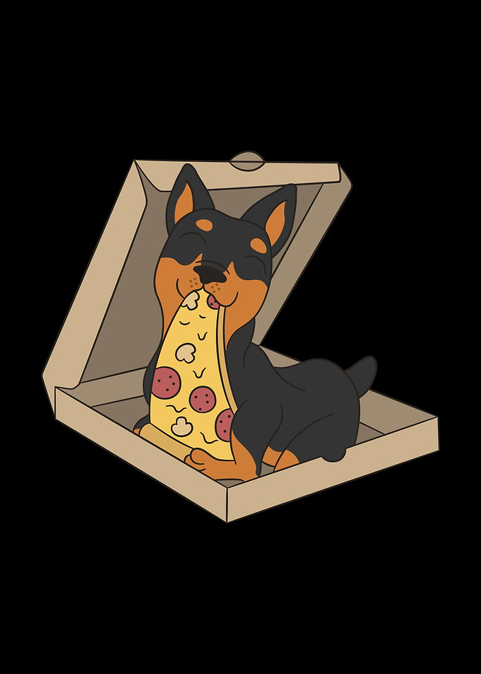 Miniature Pinscher Pizza