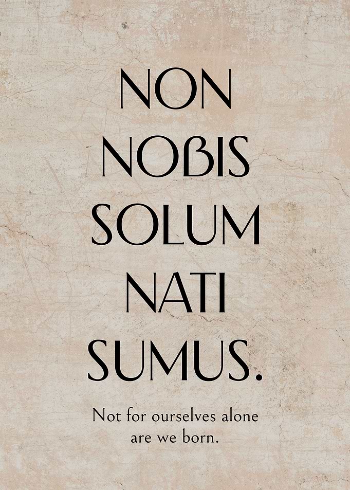 Latin Quote Good Causes