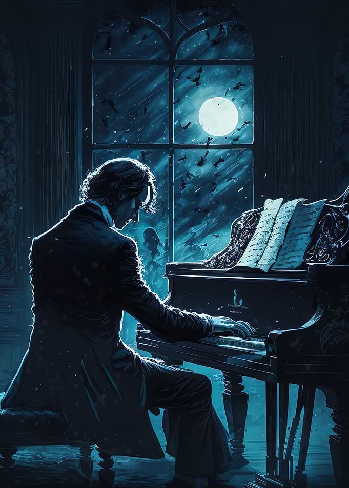 playing piano