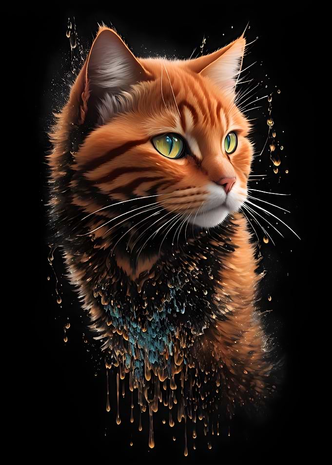The Ginger Cat Portrait