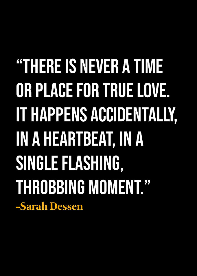 Sarah Dessen Quote