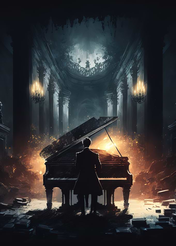 playing piano