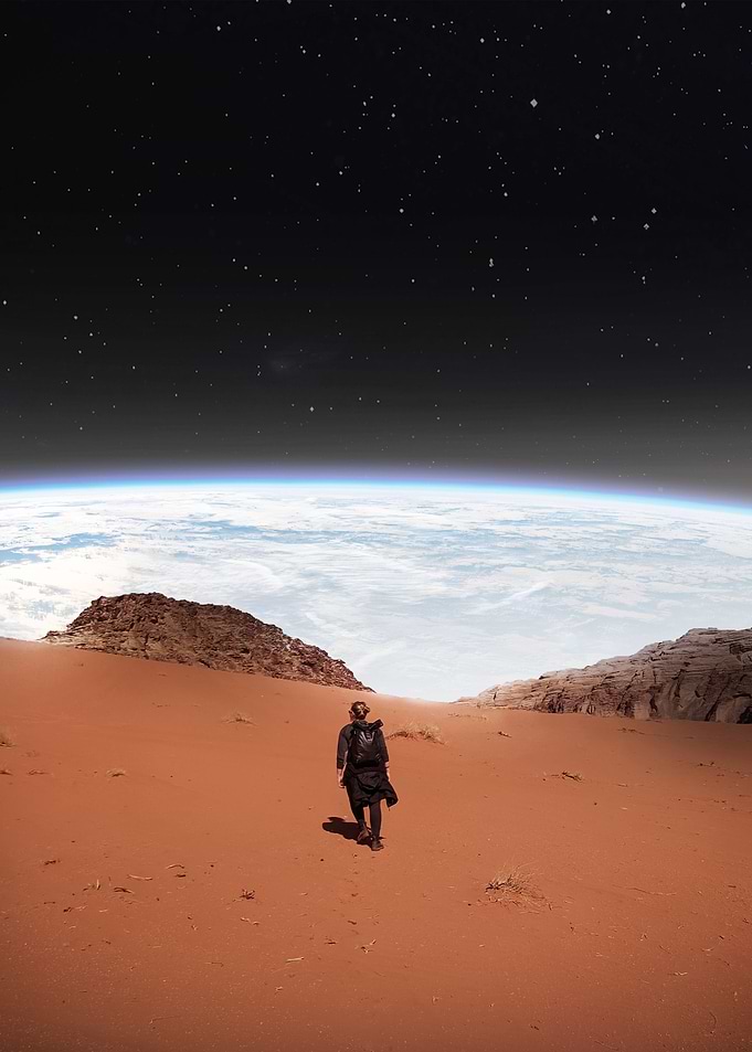 Earth in the Distance