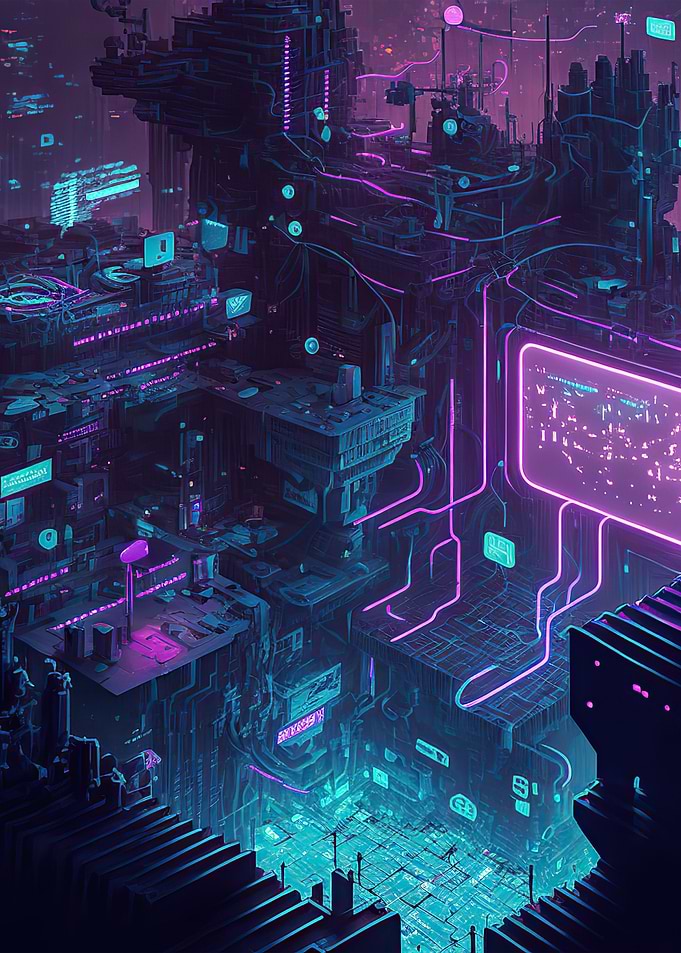 Cyberpunk city