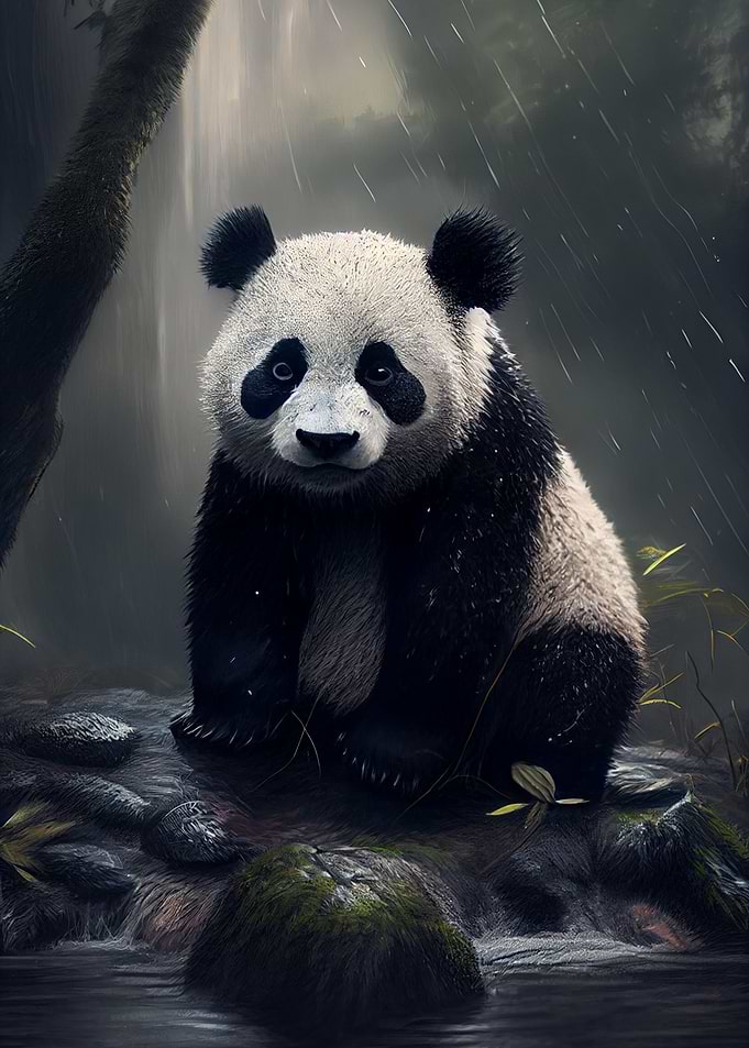 Cute Panda Animal Cartoon