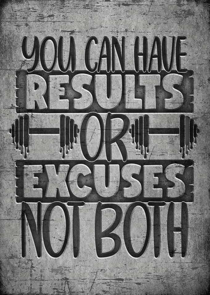 You can have results or