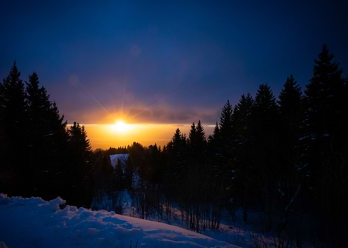 Sunrise on the Jura