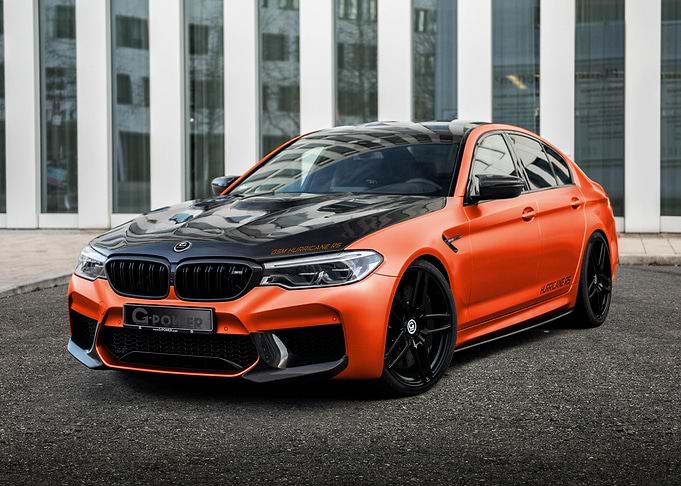 BMW Orange Luxury Car