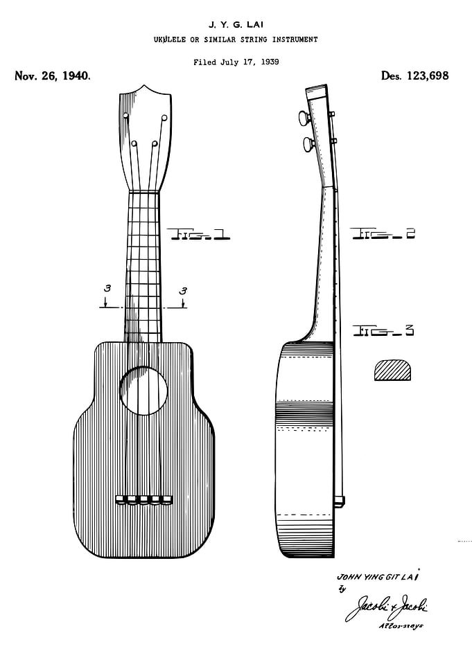 Ukulele patent