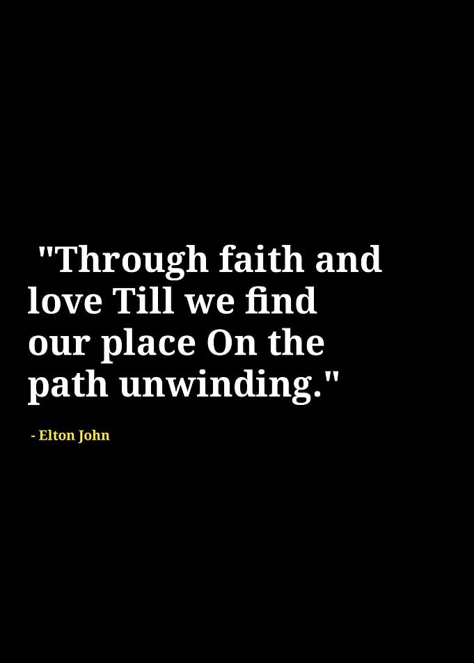 sir Elton John quotes