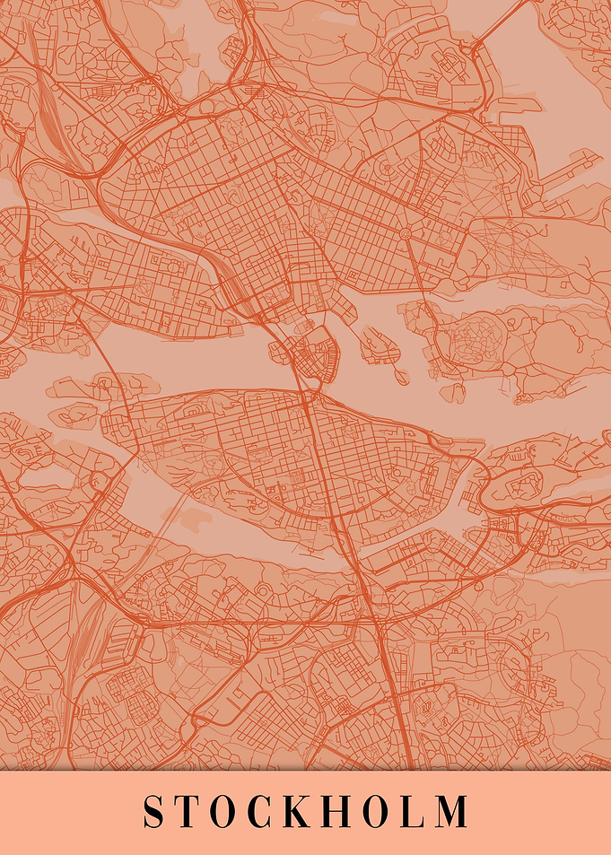 Stockholm Orange Map