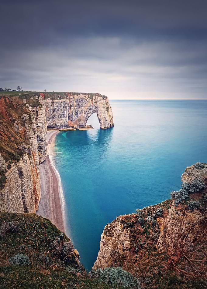 Porte dAval natural arch