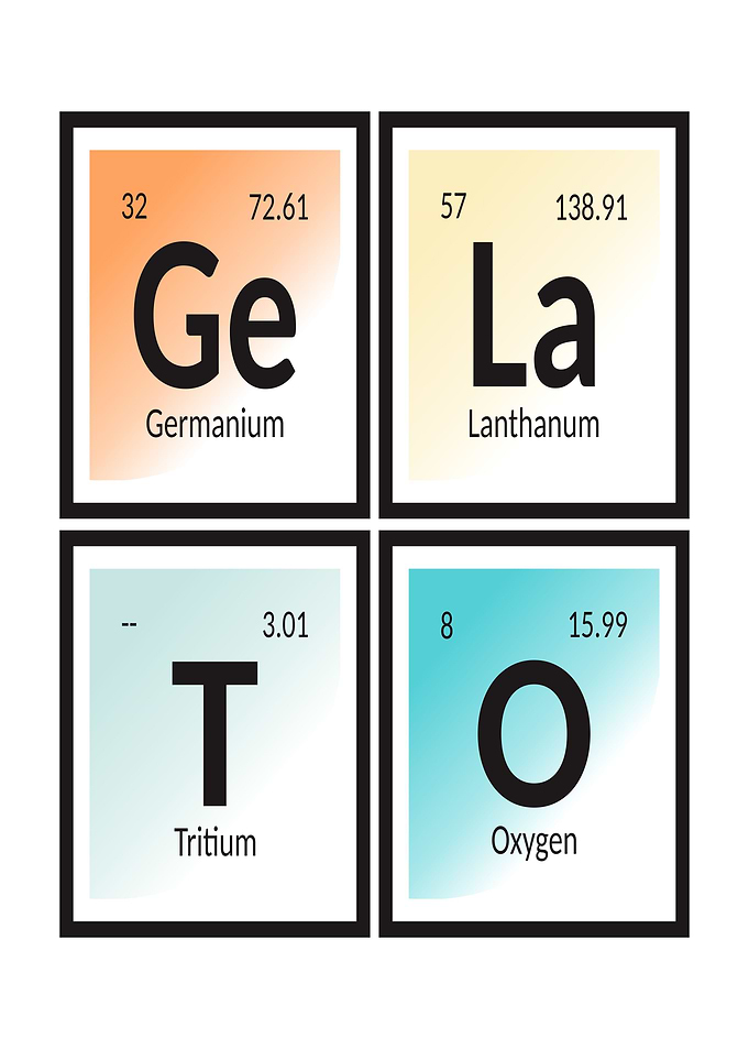 Gelato Periodic Table