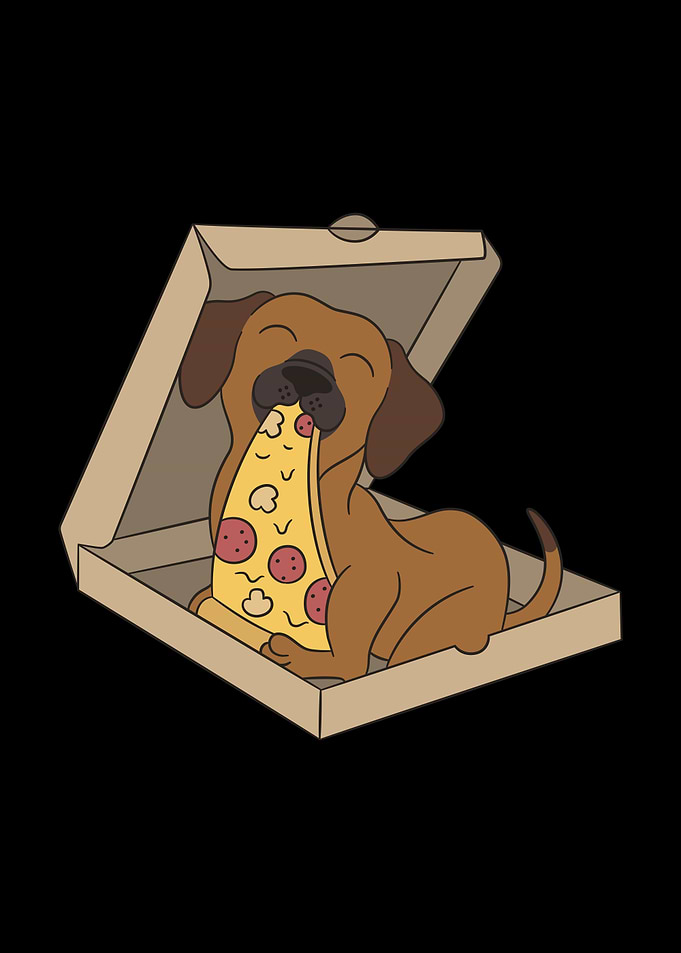 Rhodesian Ridgeback Pizza