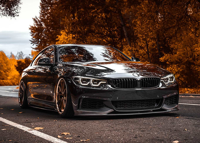 BMW Black Luxury Car