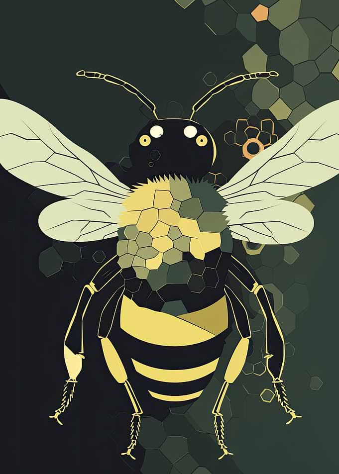Vector Bumble Bee