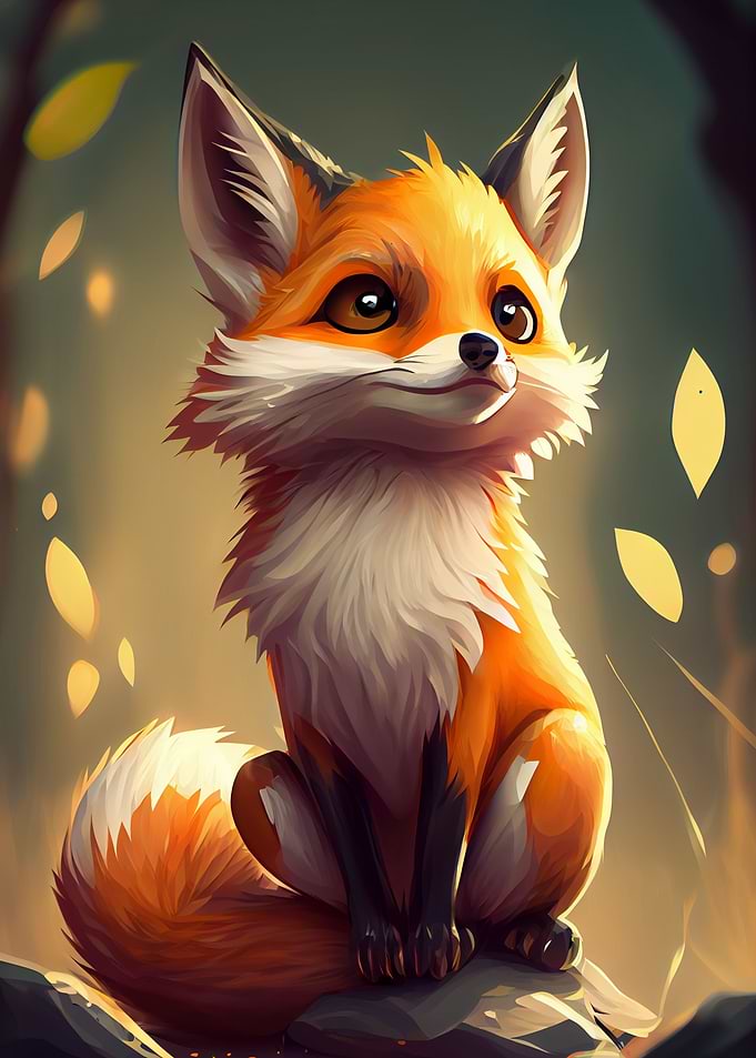 Cute Fox Animal Cartoon