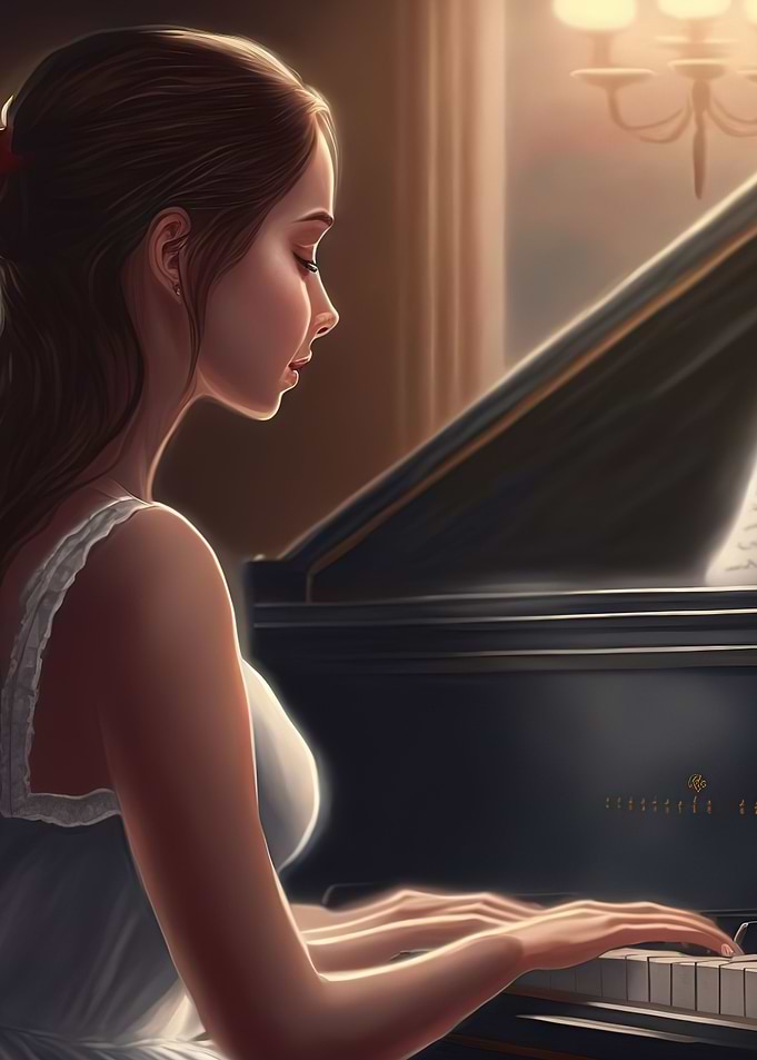 playing piano