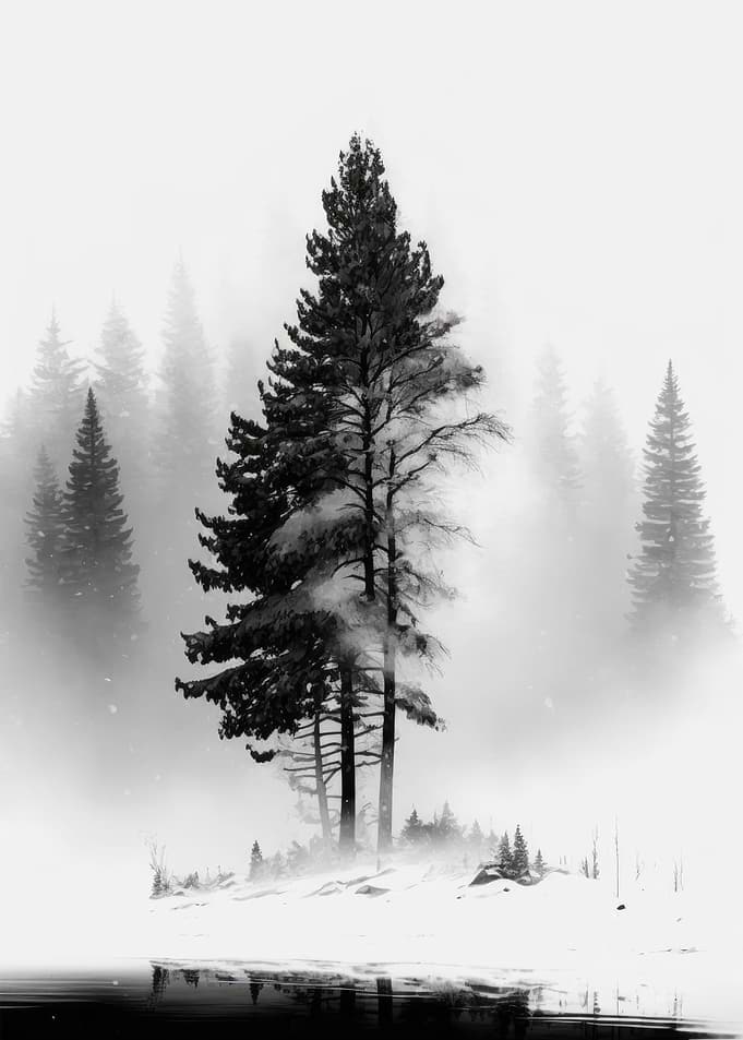 Landscape with Tree
