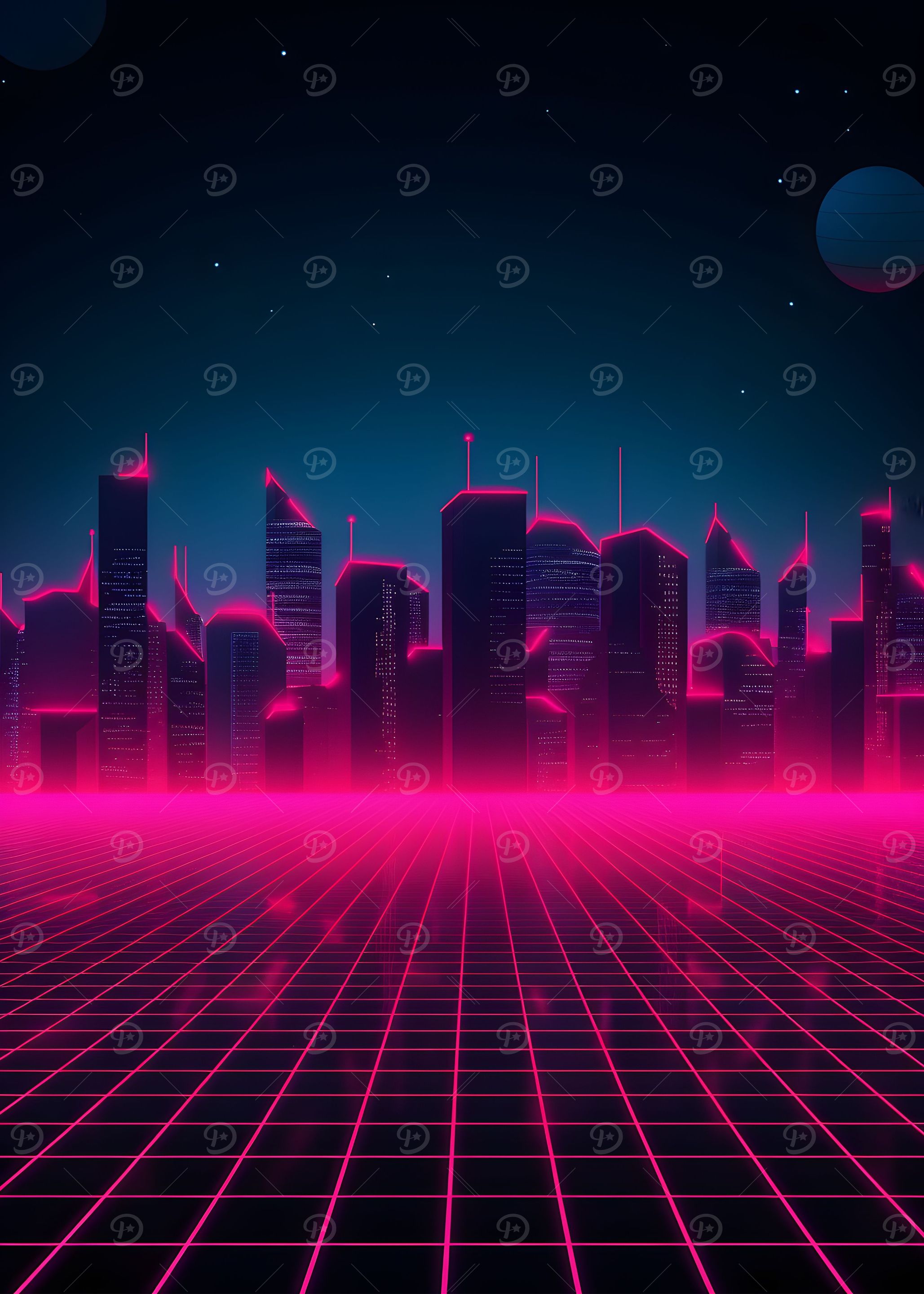 Neon Nightscape Bliss