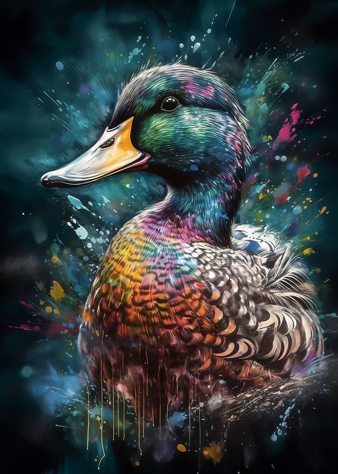 Duck painting
