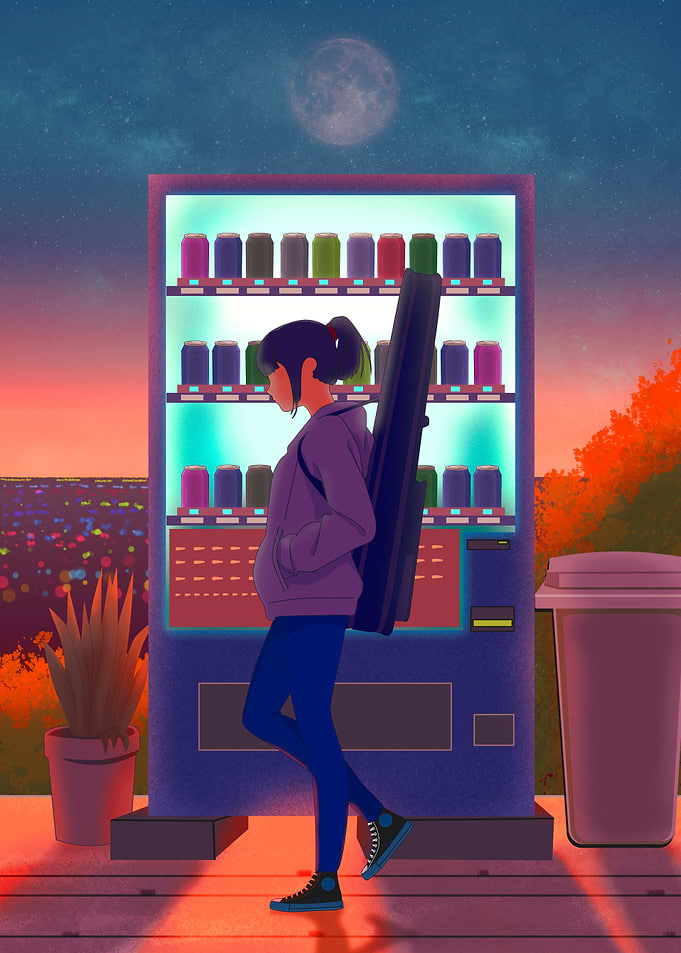 lo fi girl