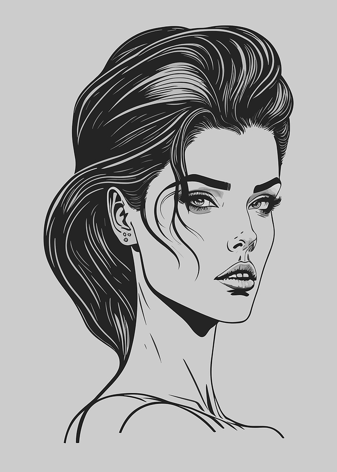 Face Sketch of a Woman