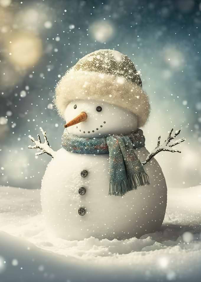snowman four cute
