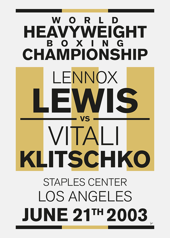 2003 Lewis vs Klitschko