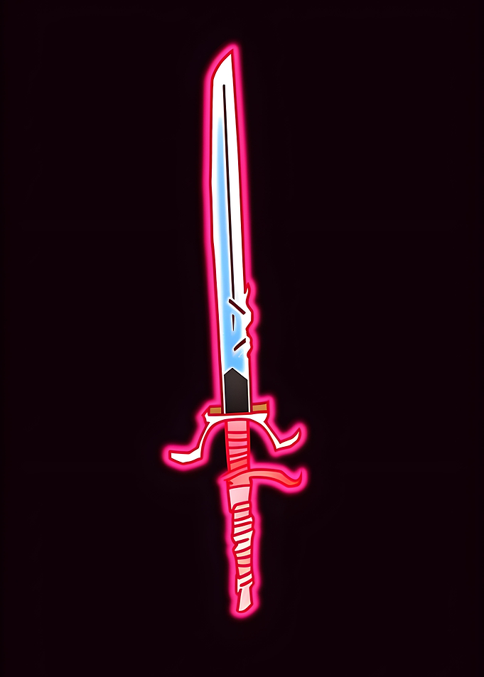 Fluorescent Pink Katana