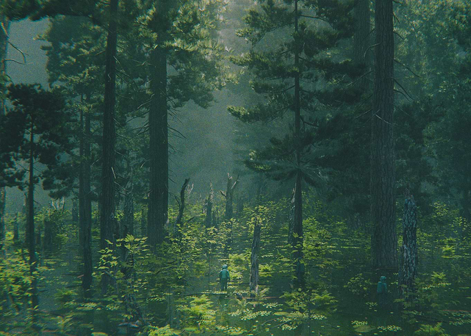 Flood Forest Scene 2 3D