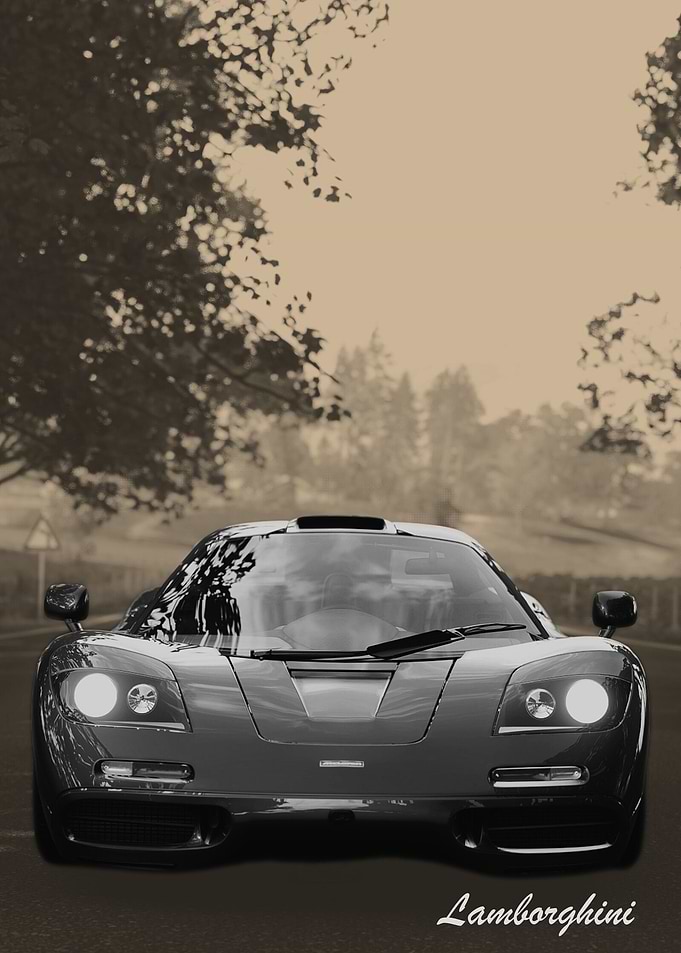 Cool Black Lamborgini
