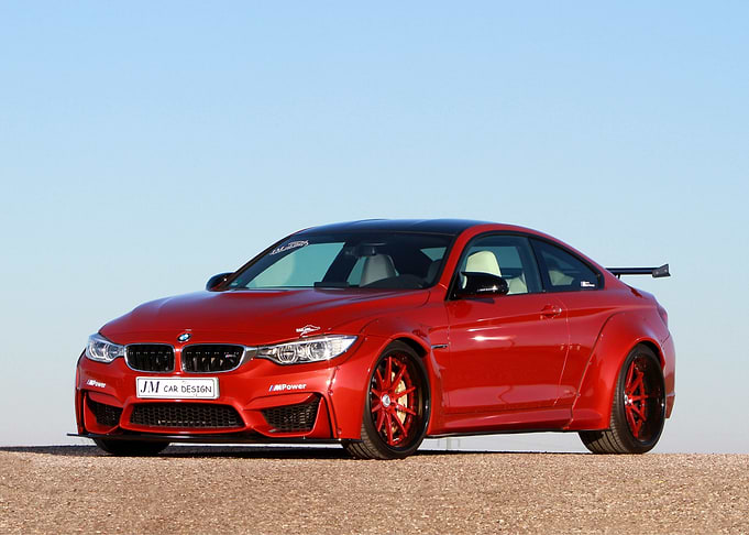 BMW Red Luxury Car