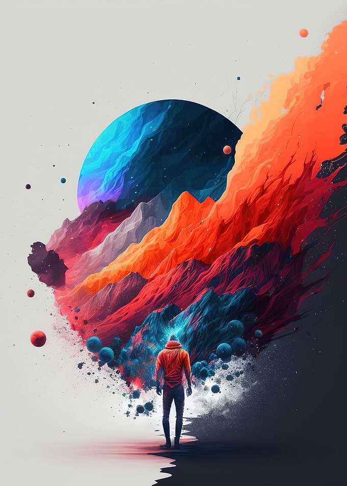 Fantasy Colours Man