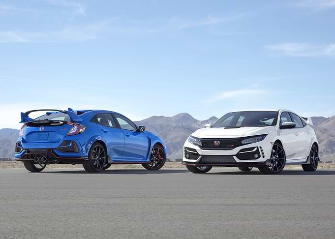 Civic Type R Blue & White