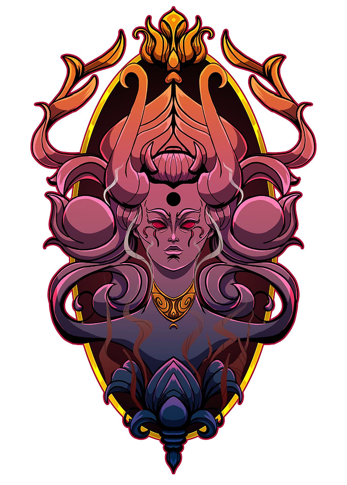 Succubus Demon Vaporwave