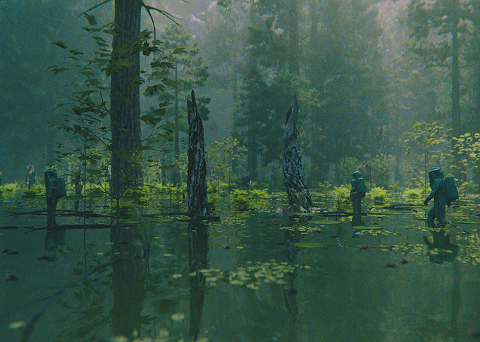 Flood Forest Scene 3 3D